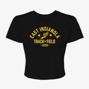 East Indianola Elementary School Track and Field Women's Crop Top