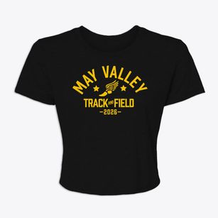 May Valley Elementary School Track and Field Women's Crop Top