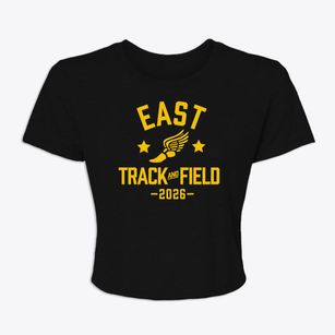 East Junior High School Track and Field Women's Crop Top