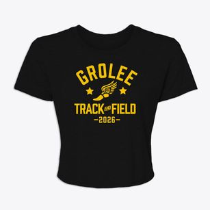 Grolee Elementary School Track and Field Women's Crop Top