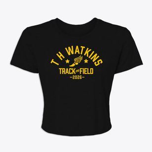 T H Watkins Elementary School Track and Field Women's Crop Top