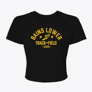 Bains Lower Elementary School Track and Field Women's Crop Top