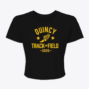 Quincy High School Track and Field Women's Crop Top