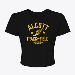 Alcott Elementary School Track and Field Women's Crop Top