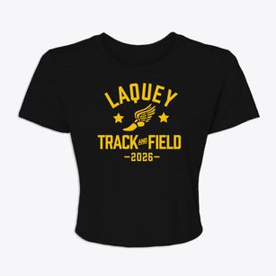 Laquey Middle School Track and Field Women's Crop Top