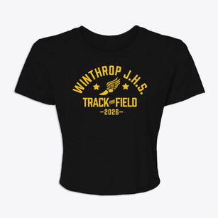Winthrop J.h.s. Track and Field Women's Crop Top