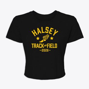 Halsey Middle School Track and Field Women's Crop Top