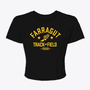 Farragut Middle School Track and Field Women's Crop Top