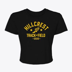 Hillcrest Elementary School Track and Field Women's Crop Top
