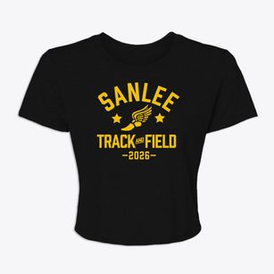 Sanlee Middle School Track and Field Women's Crop Top