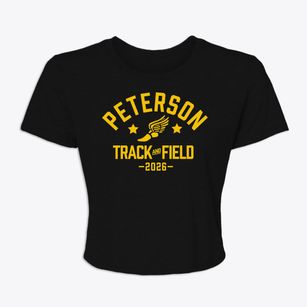 Peterson Elementary School Track and Field Women's Crop Top