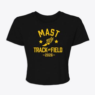 Mast School Track and Field Women's Crop Top