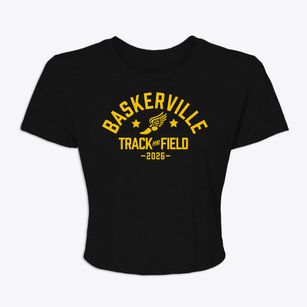Baskerville Elementary School Track and Field Women's Crop Top