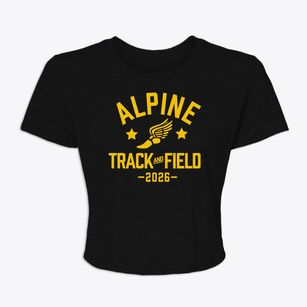 Alpine Elementary School Track and Field Women's Crop Top