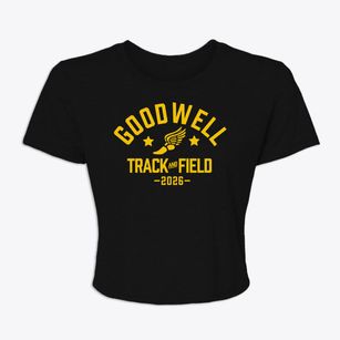Goodwell High School Track and Field Women's Crop Top