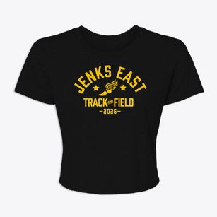 Jenks East Elementary School Track and Field Women's Crop Top