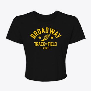 Broadway Middle School Track and Field Women's Crop Top