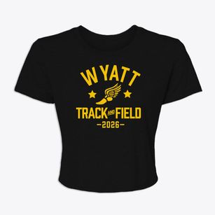 Wyatt Elementary School Track and Field Women's Crop Top