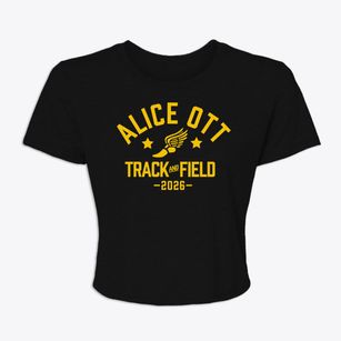 Alice Ott Middle School Track and Field Women's Crop Top