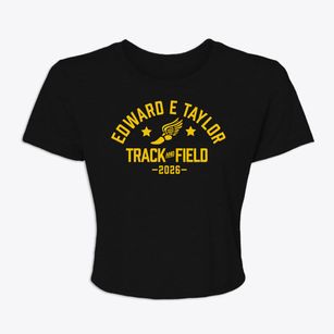 Edward E Taylor Elementary School Track and Field Women's Crop Top