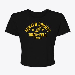Dekalb County High School Track and Field Women's Crop Top