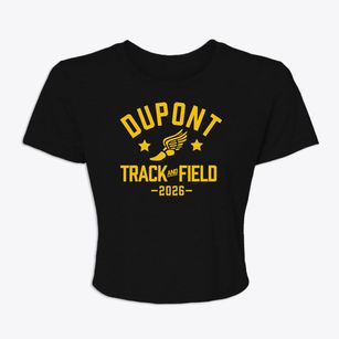 Dupont Elementary School Track and Field Women's Crop Top