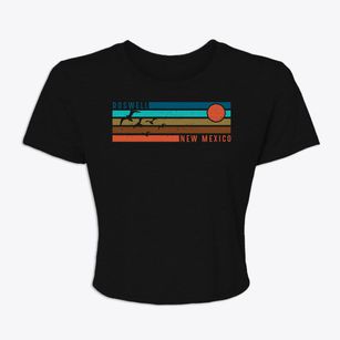 Roswell New Mexico Blissful Sunset Women's Crop Top