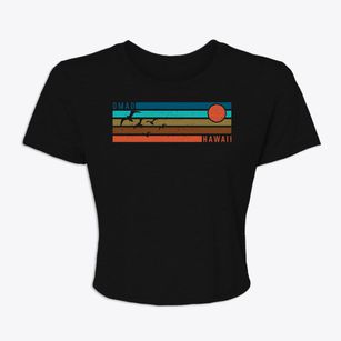 Omao Hawaii Blissful Sunset Women's Crop Top