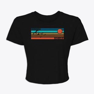 Orestes Indiana Blissful Sunset Women's Crop Top
