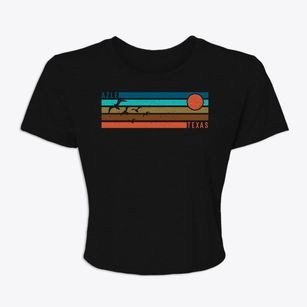 Azle Texas Blissful Sunset Women's Crop Top