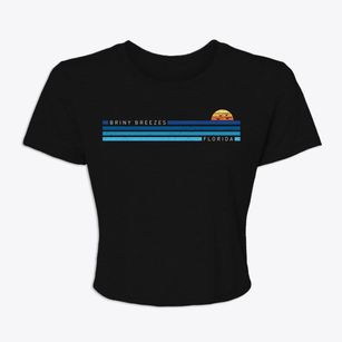 Briny Breezes Florida Water View Women's Crop Top