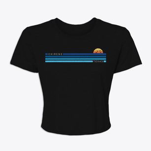 Chireno Texas Water View Women's Crop Top