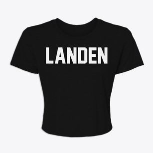 Landen Ohio Classic Block Women's Crop Top