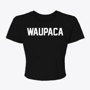Waupaca Wisconsin Classic Block Women's Crop Top