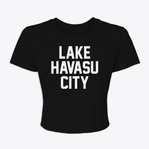 Lake Havasu City Arizona Classic Block Women's Crop Top