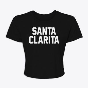 Santa Clarita California Classic Block Women's Crop Top