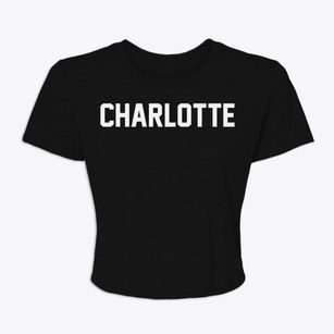 Charlotte Vermont Classic Block Women's Crop Top