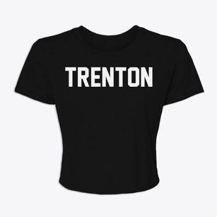 Trenton Illinois Classic Block Women's Crop Top