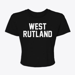 West Rutland Vermont Classic Block Women's Crop Top