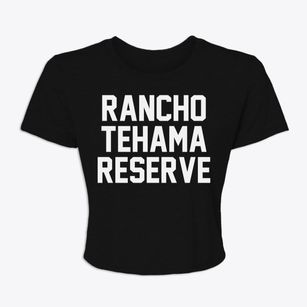 Rancho Tehama Reserve California Classic Block Women's Crop Top