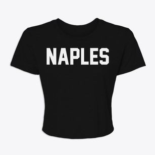 Naples Texas Classic Block Women's Crop Top