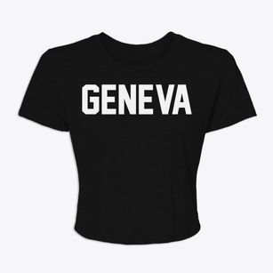 Geneva Indiana Classic Block Women's Crop Top
