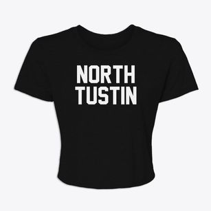 North Tustin California Classic Block Women's Crop Top