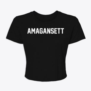Amagansett New York Classic Block Women's Crop Top