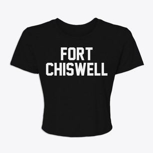 Fort Chiswell Virginia Classic Block Women's Crop Top