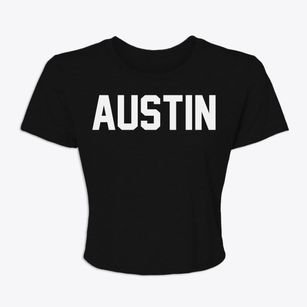Austin Minnesota Classic Block Women's Crop Top