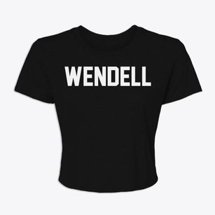 Wendell Massachusetts Classic Block Women's Crop Top