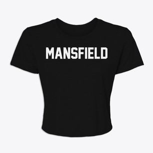Mansfield Massachusetts Classic Block Women's Crop Top