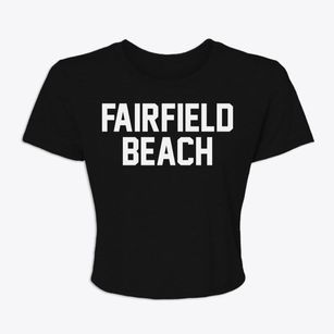 Fairfield Beach Ohio Classic Block Women's Crop Top