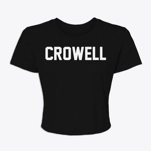 Crowell Texas Classic Block Women's Crop Top
